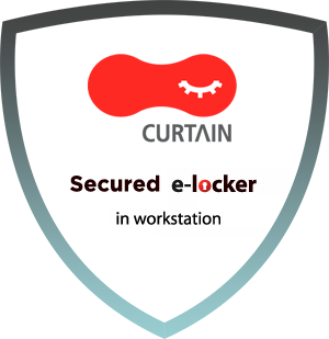 Curtain e-locker - secure data in user's workstations